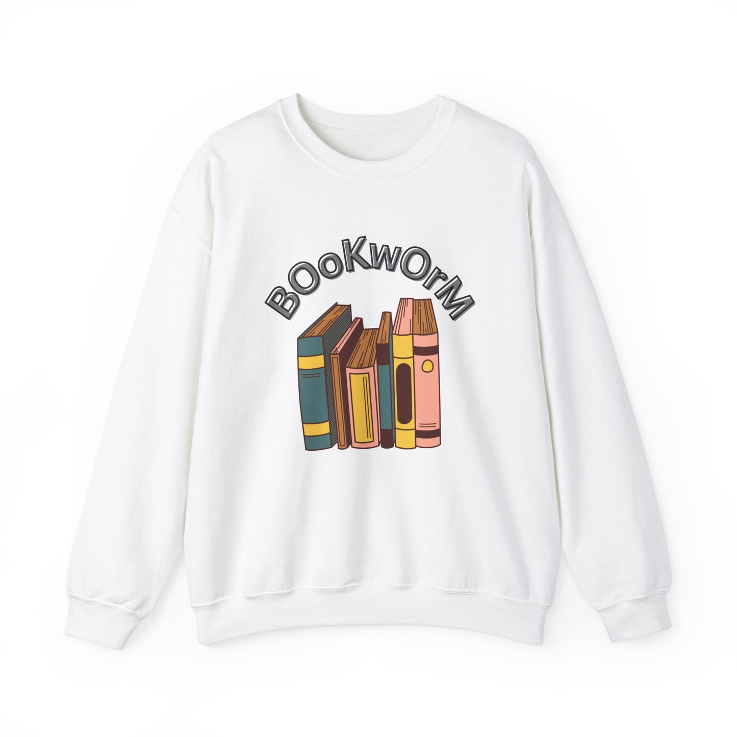 Bookworm Crewneck: The Reader's Comfort