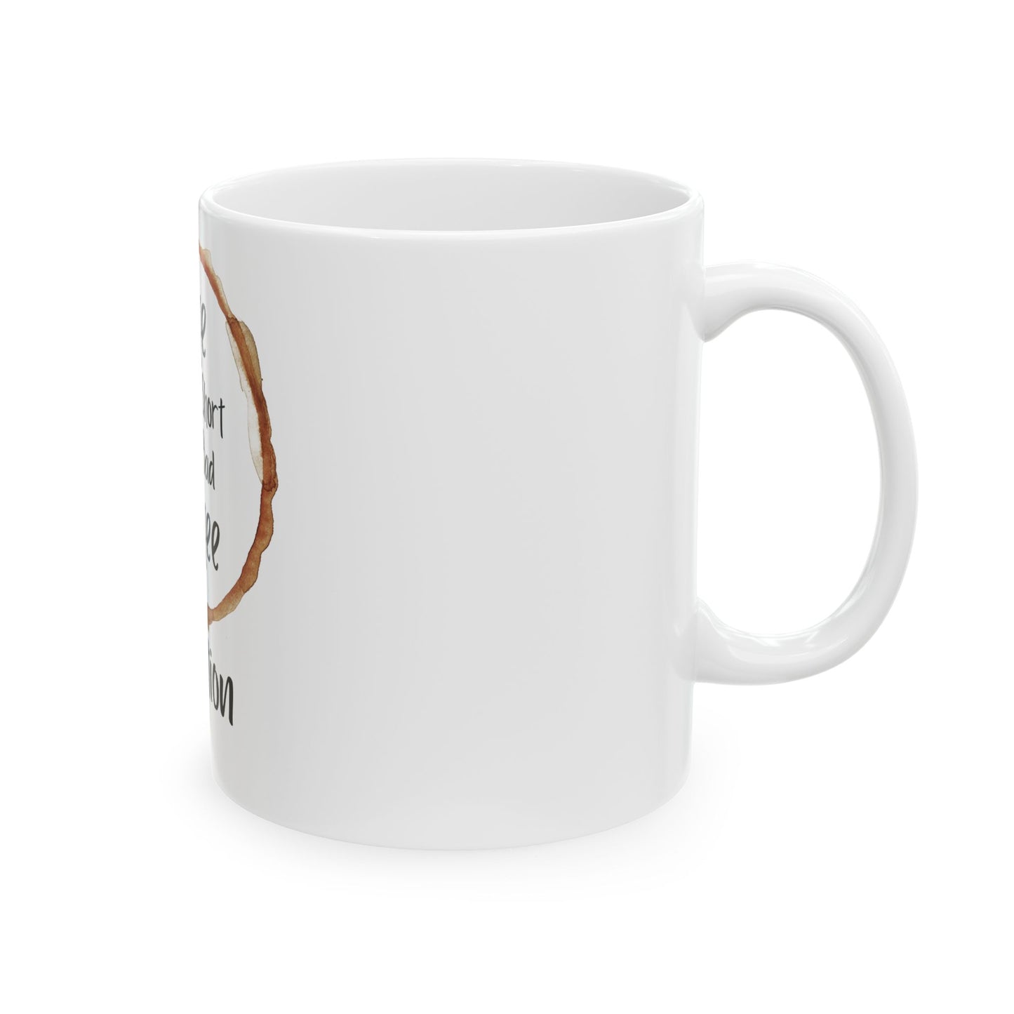 Mug Life is Short Read Fiction Ceramic Mug